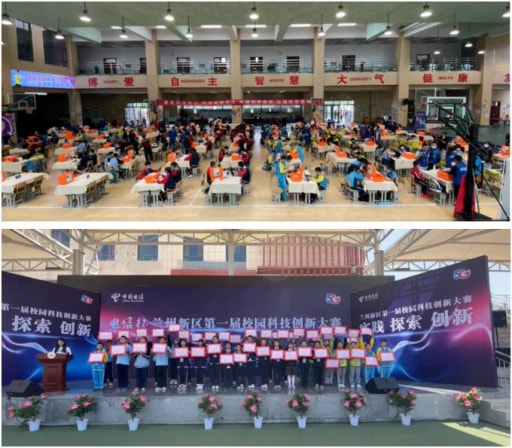 雷宇攜蘑菇云創(chuàng)客全力支持蘭州新區(qū)第一屆校園科技創(chuàng)新大賽