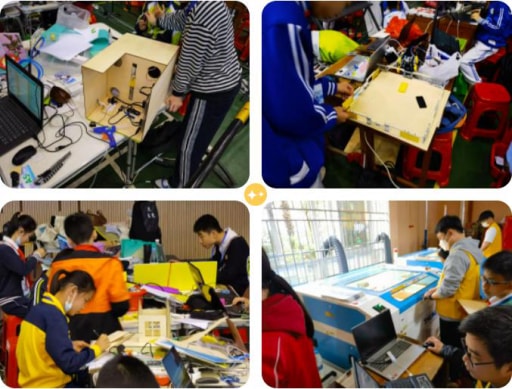 選手們認(rèn)真對待每一個作品