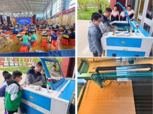 雷宇為本次活動提供了LaserMaker建模軟件與激光切割機支持。