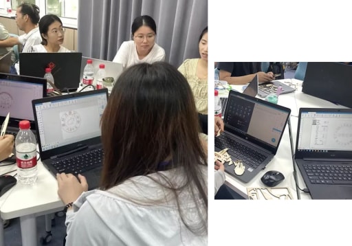 雷宇助力廣州市從化區(qū)科技競(jìng)賽指導(dǎo)教師培育活動(dòng)——激光造物課堂圓滿完成！